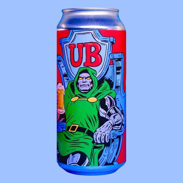 Supervillain beer artwork