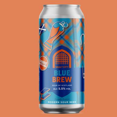 Blue Brew beer artwork