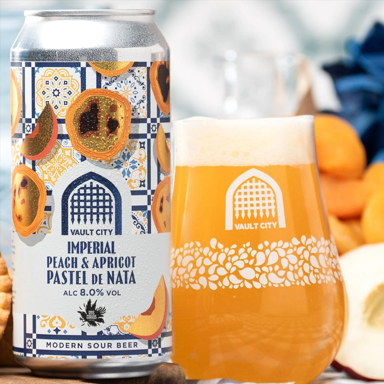 Imperial Pastel De Nata beer artwork