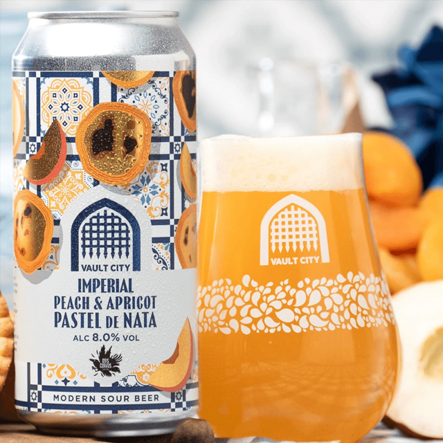 Imperial Pastel De Nata beer artwork