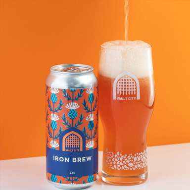 Iron Brew beer artwork