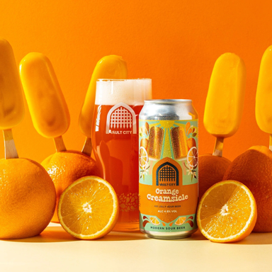 Orange Creamsicle beer artwork