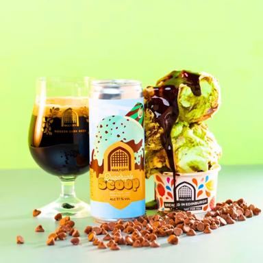 Quadruple Scoop: Mint Choc Chip beer artwork