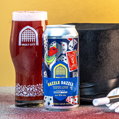 Razzle Dazzle beer artwork