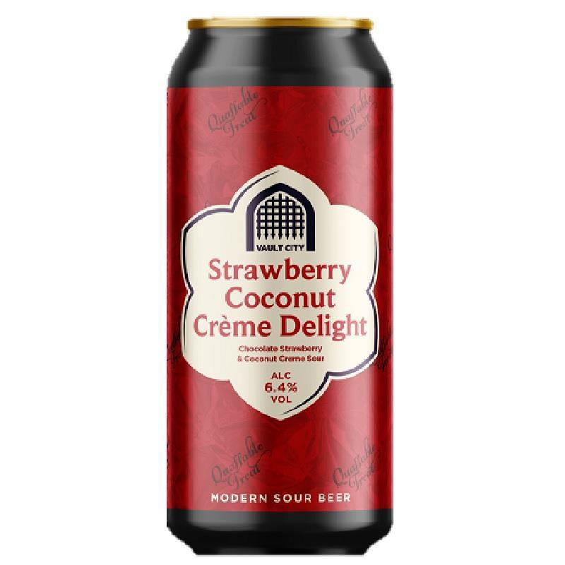 Artwork for Strawberry Coconut Creme Delight by Vault City Brewing