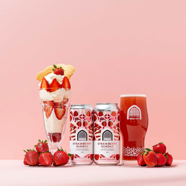 Strawberry Sundae beer artwork