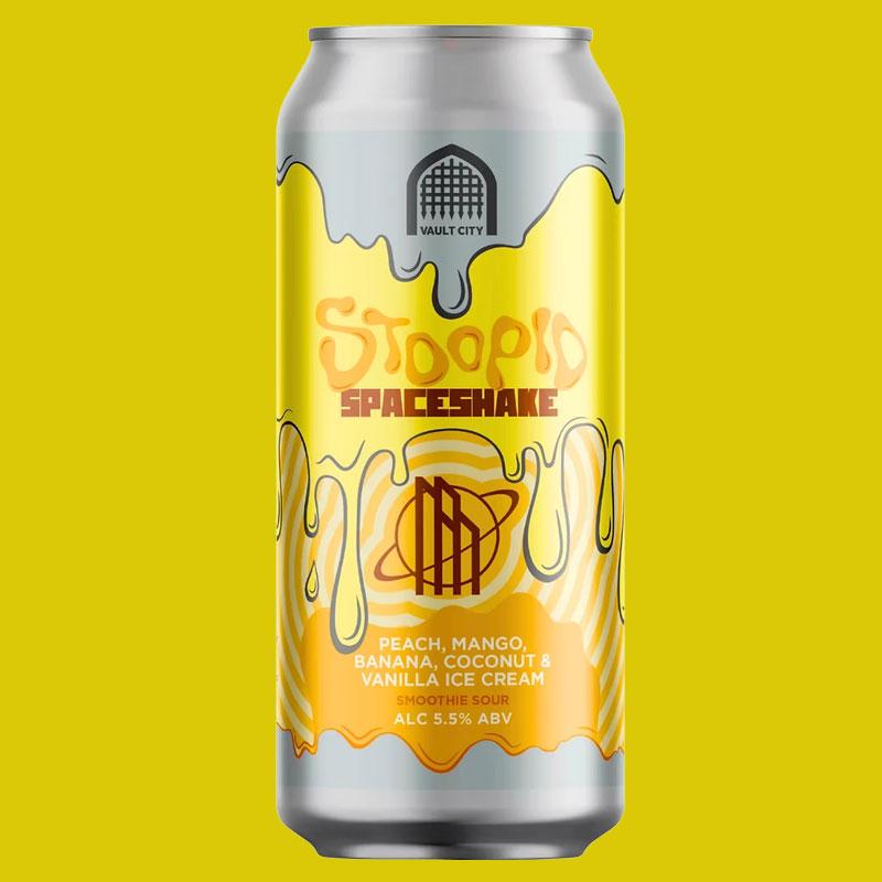 Artwork for Stoopid Spaceshake by Vault City Brewing