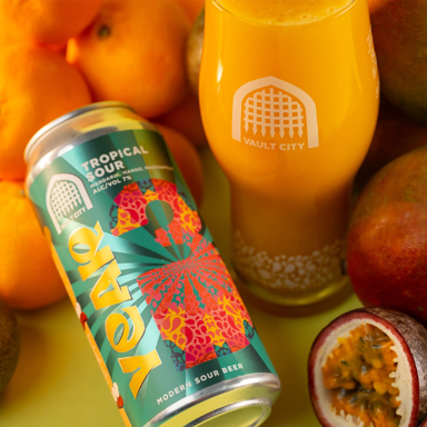 Year 3 - Tropical Sour beer artwork