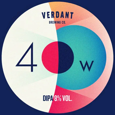 40 Watt Moon beer artwork