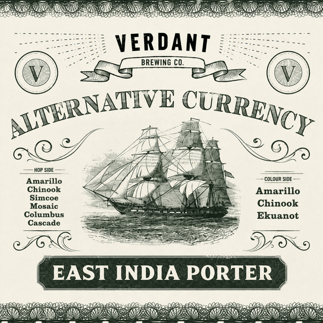 Alternative Currency East India beer artwork