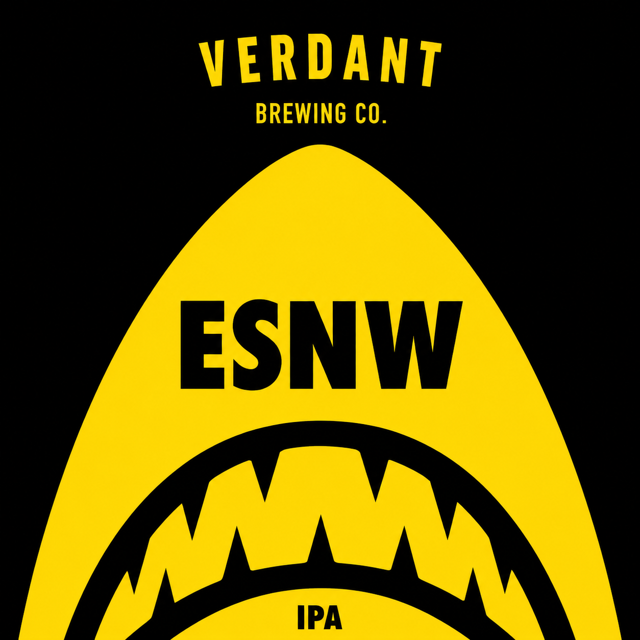 Even Sharks Need Water beer artwork