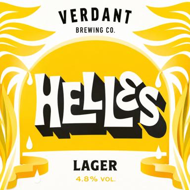 Helles Lager beer artwork