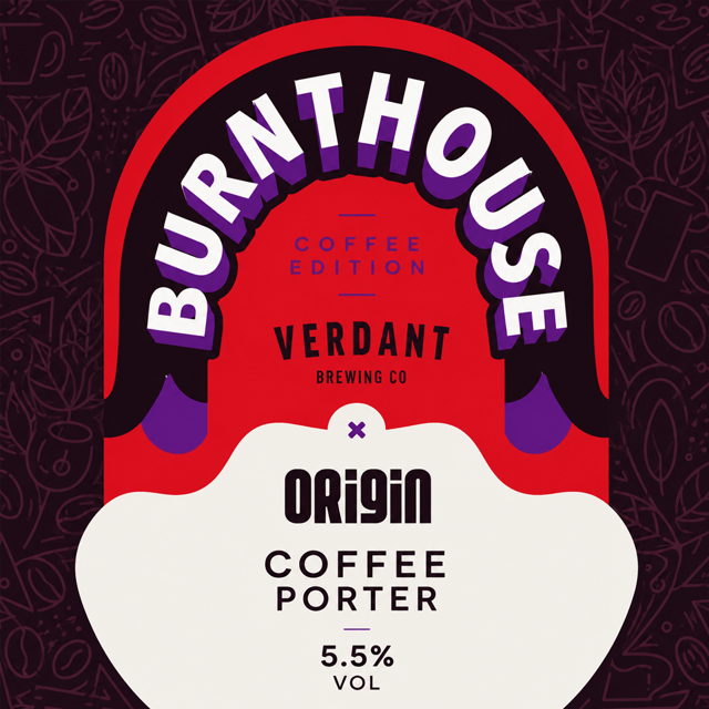 Coffee Burnthouse Coffee beer artwork