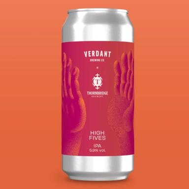 High Fives beer artwork