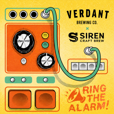 Ring The Alarm Siren Collab Cali beer artwork