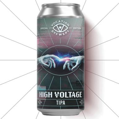 High Voltage beer artwork