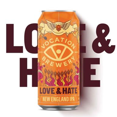 Love & Hate beer artwork