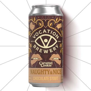 Naughty & Nice Chocolate Caramel Cookie beer artwork