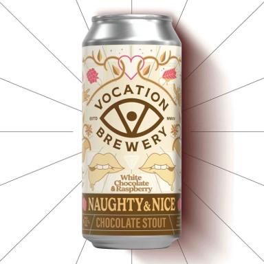 Naughty & Nice White Chocolate & Raspberry beer artwork