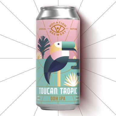 Toucan Tropic beer artwork