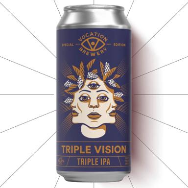 Triple Vision beer artwork