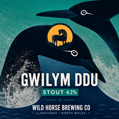 Gwilym Ddu beer artwork