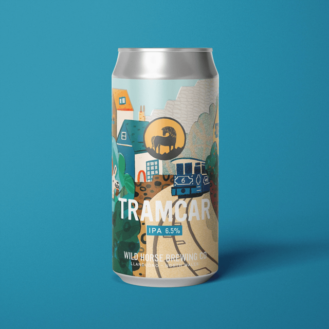 Tramcar beer artwork