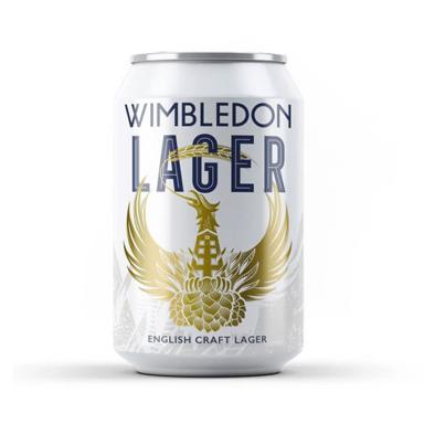 Wimbledon Lager beer artwork