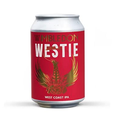 Wimbledon Westie beer artwork