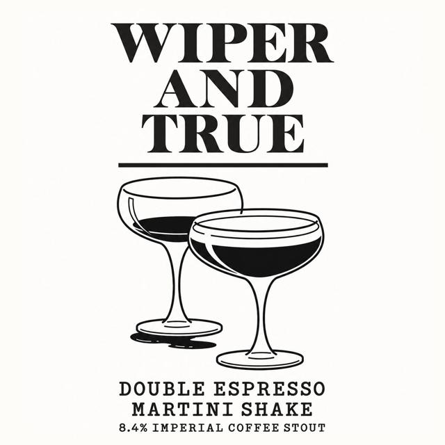 Double Espresso Martini Shake beer artwork