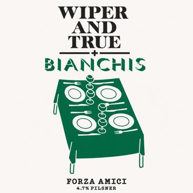 Forza Amici beer artwork