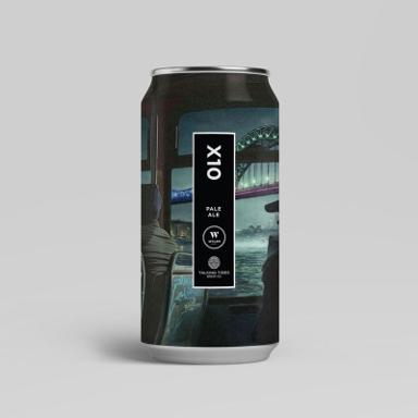 X10 beer artwork