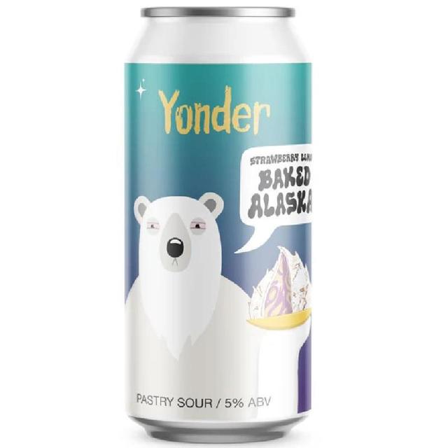 Baked Alaska beer artwork