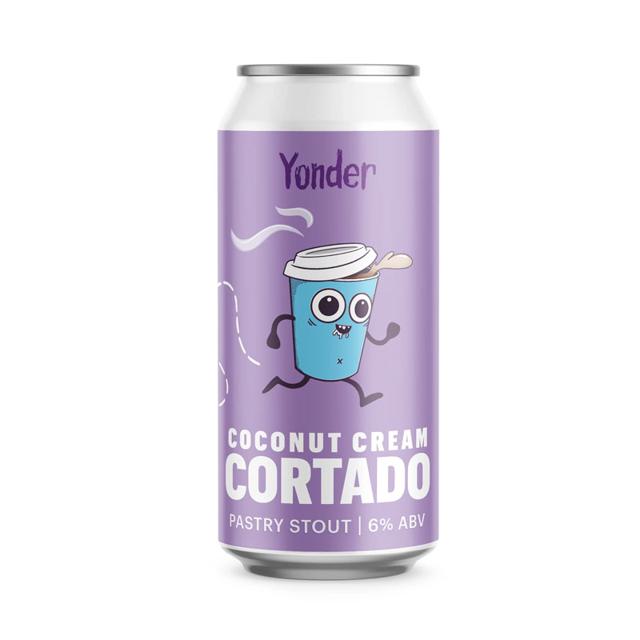 Coconut Cream Cortado beer artwork