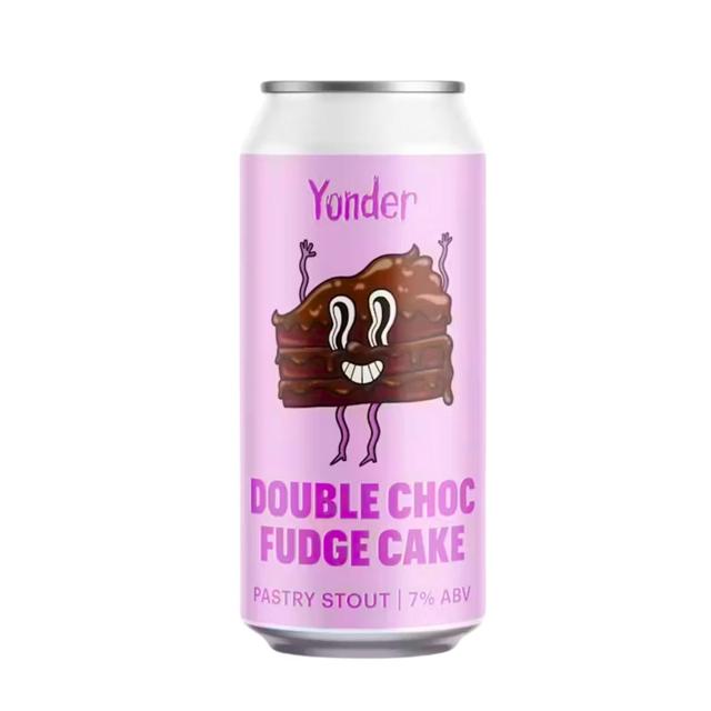 Double Choc Fudge Cake beer artwork