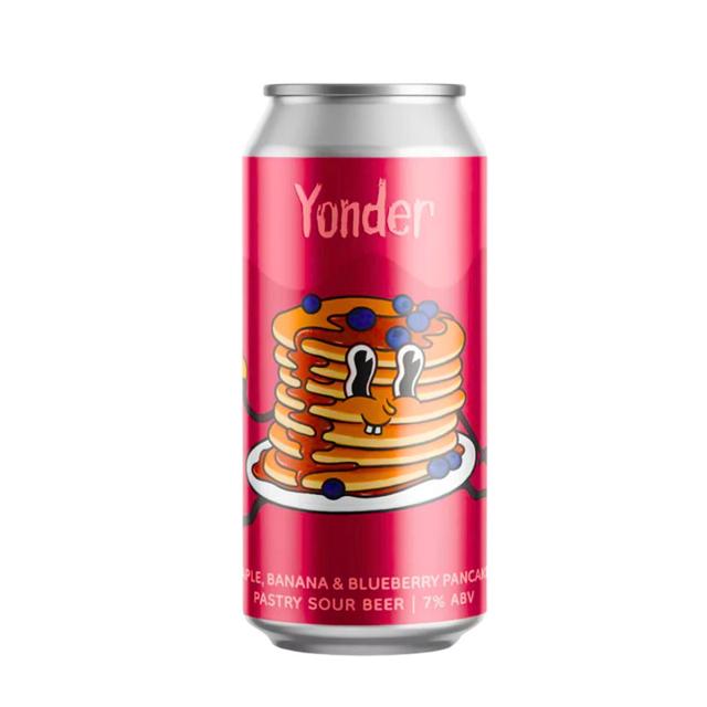 Maple, Banana, Blueberry Pancakes beer artwork