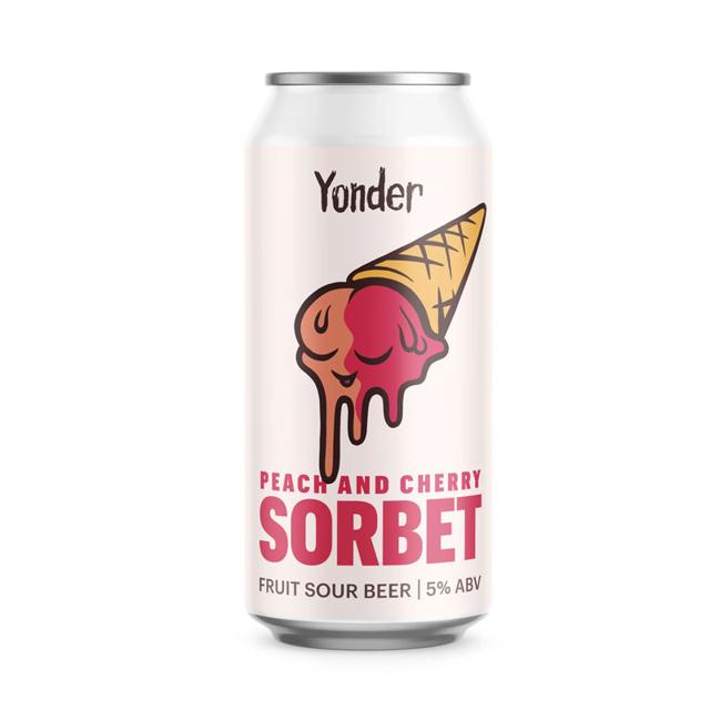Peach & Cherry Sorbet beer artwork