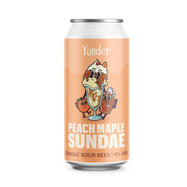 Peach Maple Sundae beer artwork