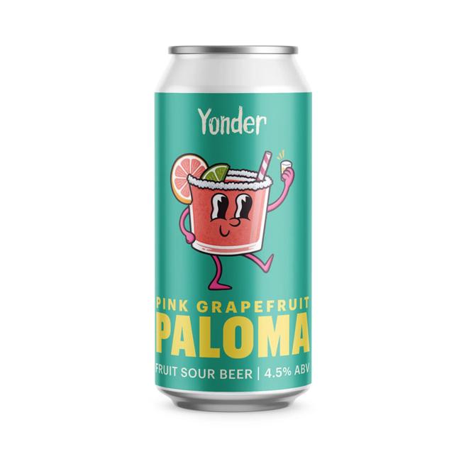 Pink Grapefruit Paloma beer artwork