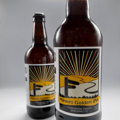 Hawes Golden IPA beer artwork