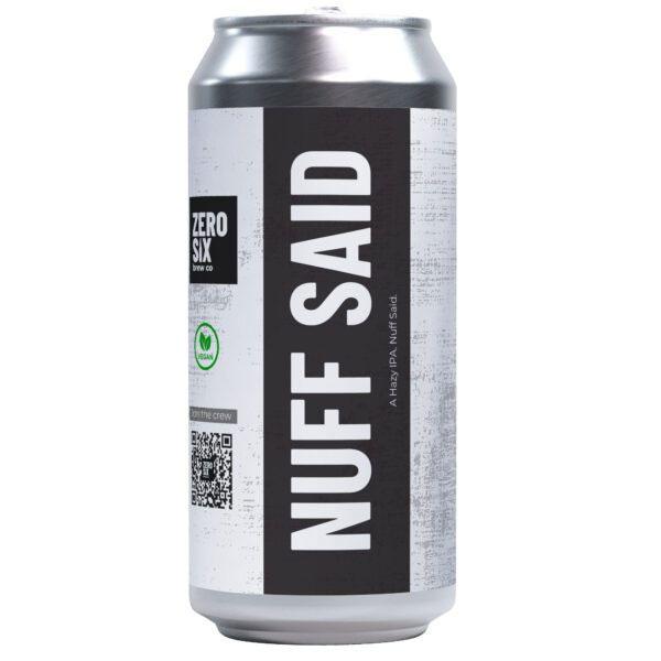 Nuff Said beer artwork
