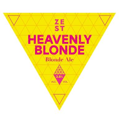 Heavenly Blonde beer artwork