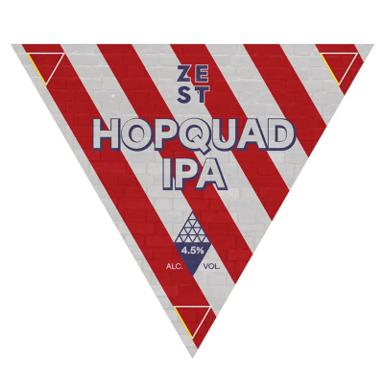 Hopquad IPA beer artwork