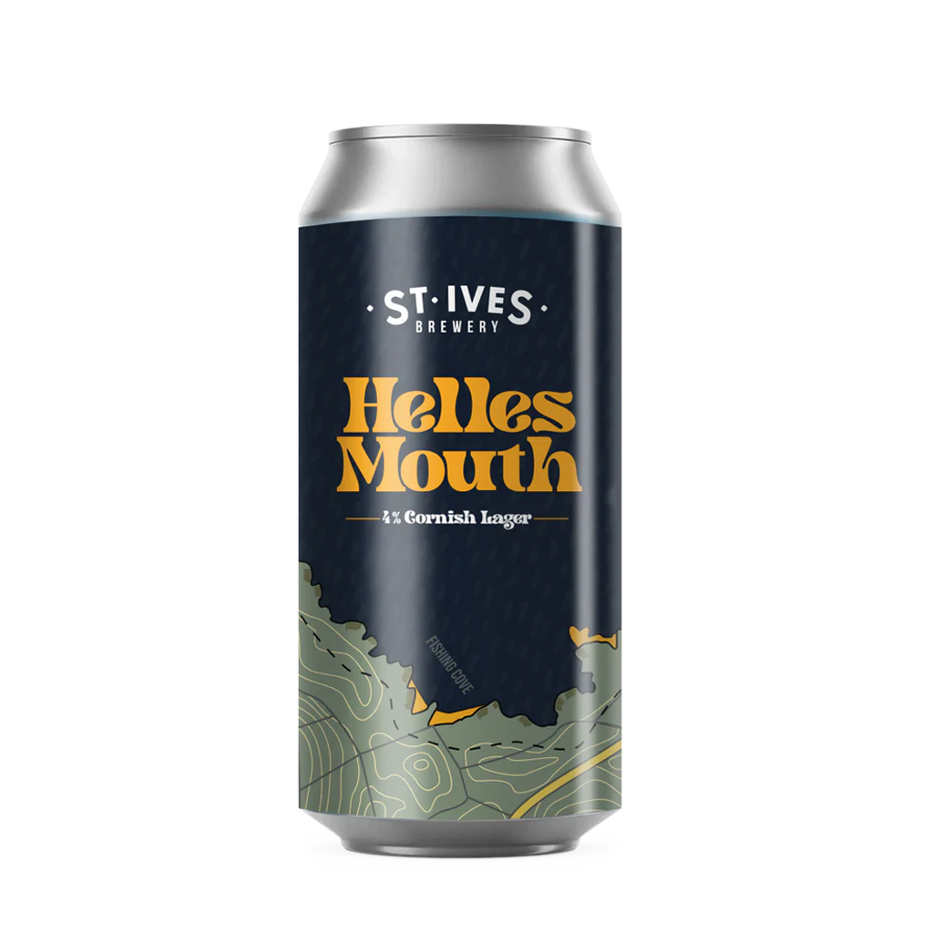 Helles Mouth Cornish Lager can