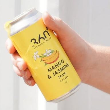 Mango & Jasmine Sour beer artwork