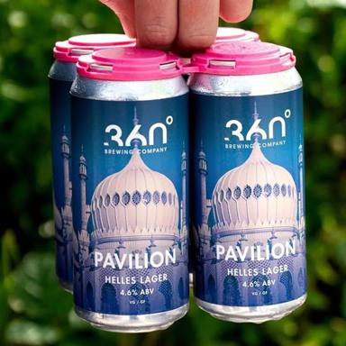 Pavilion beer artwork