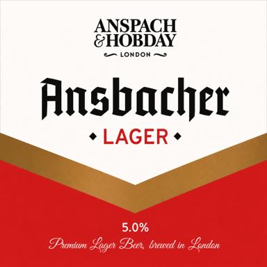 Ansbacher Lager beer artwork