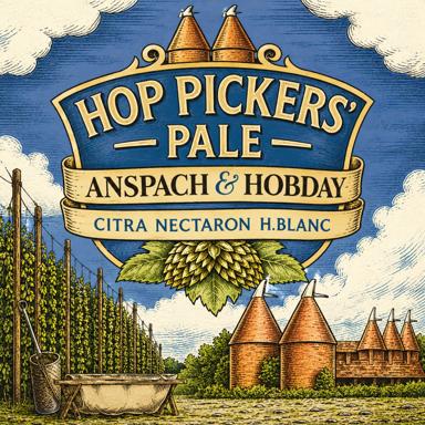 Hop Pickers beer artwork
