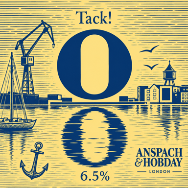 Tack! beer artwork