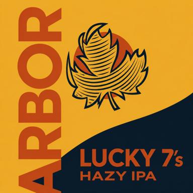 Lucky 7s beer artwork